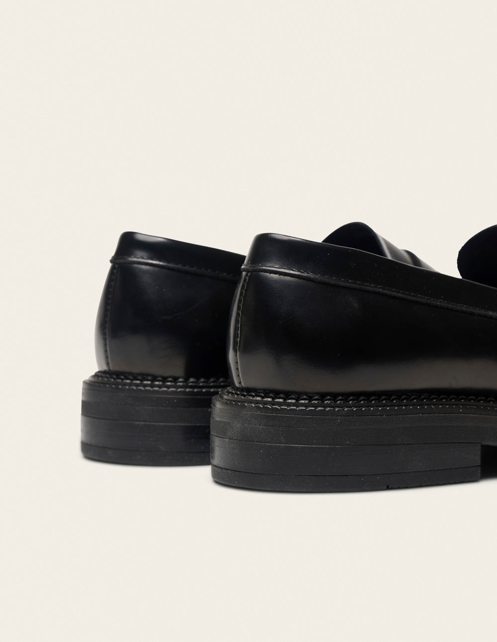 Mocassins Mosi - Cuir box noir