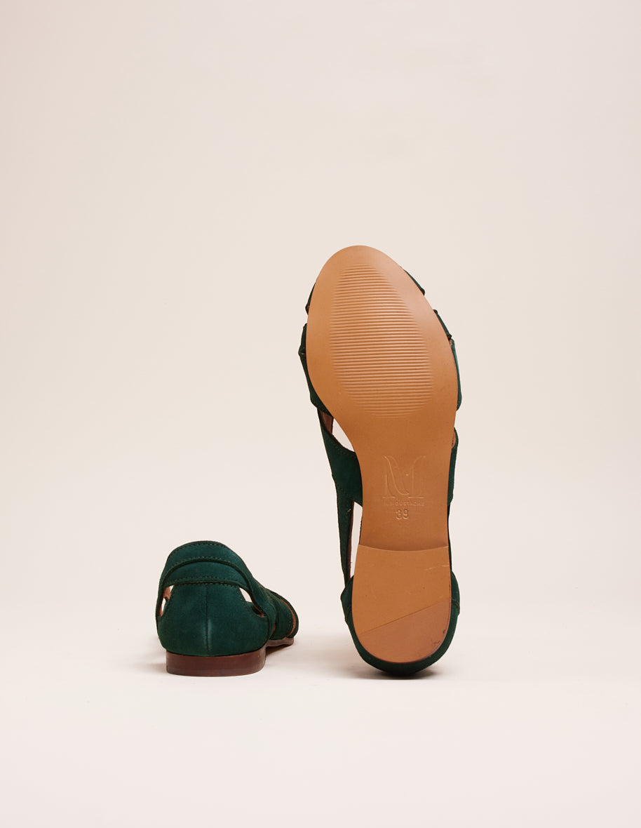 Sandals Clémentine - Fir suede