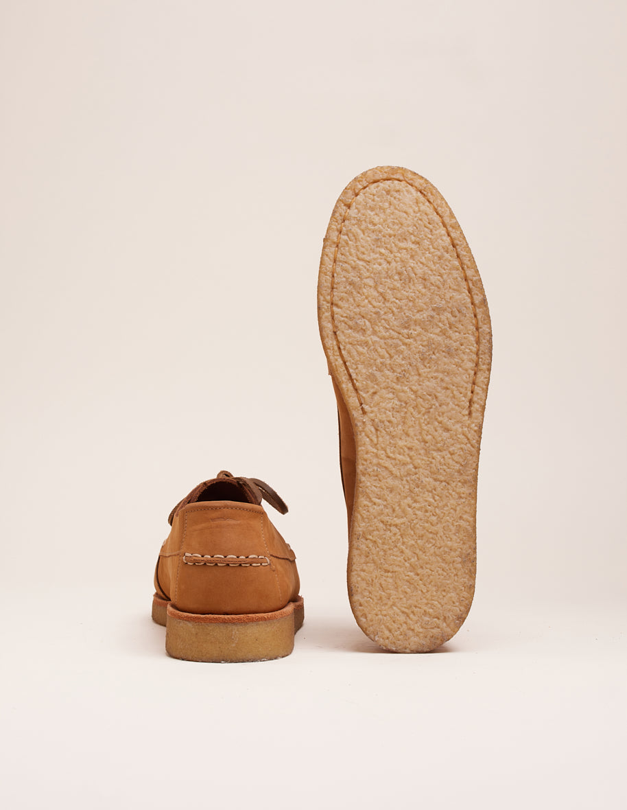 Cognac boat shoes top