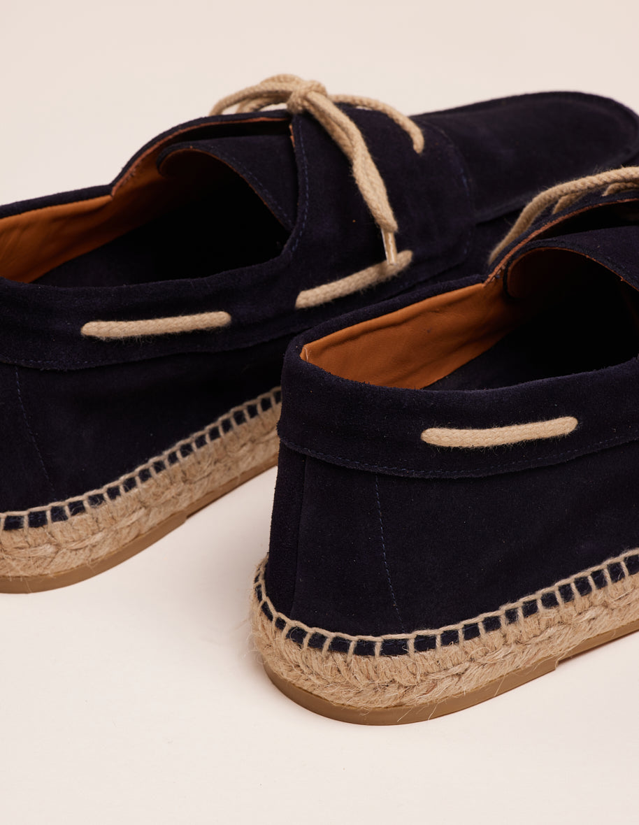 Wedges Matteo - Navy suede