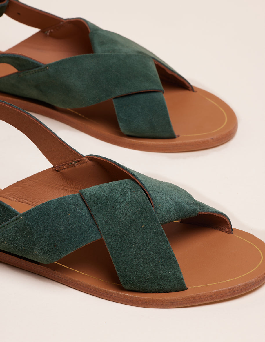 Sandals Paloma - Fir suede