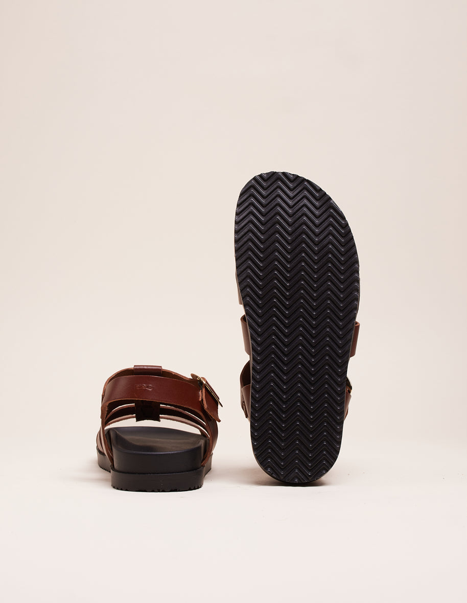 Sandals Scarlette - Brown leather