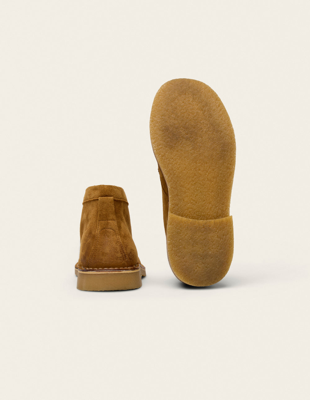 Bottines Navel - Suède huilé cognac