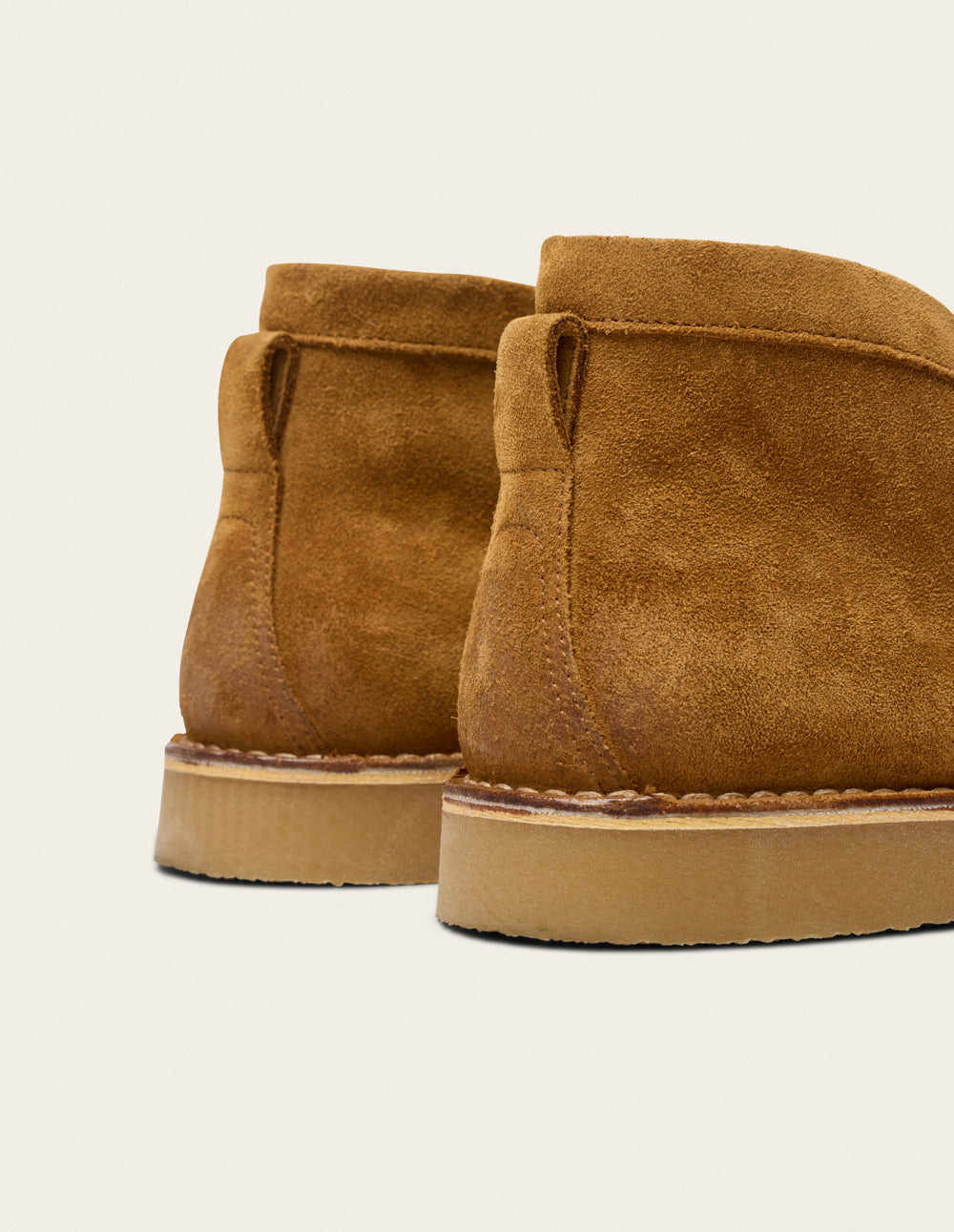 Bottines Navel - Suède huilé cognac