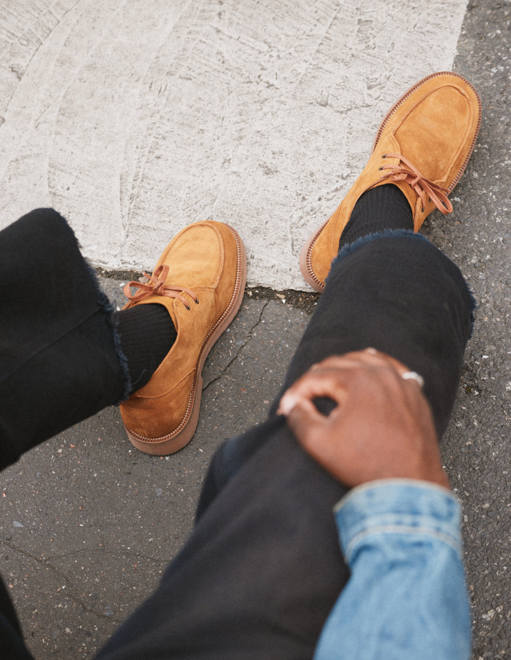 Nevo ankle boots - Amber suede
