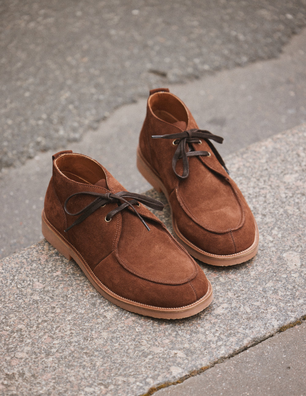 Bottines Nevo - Suède marron
