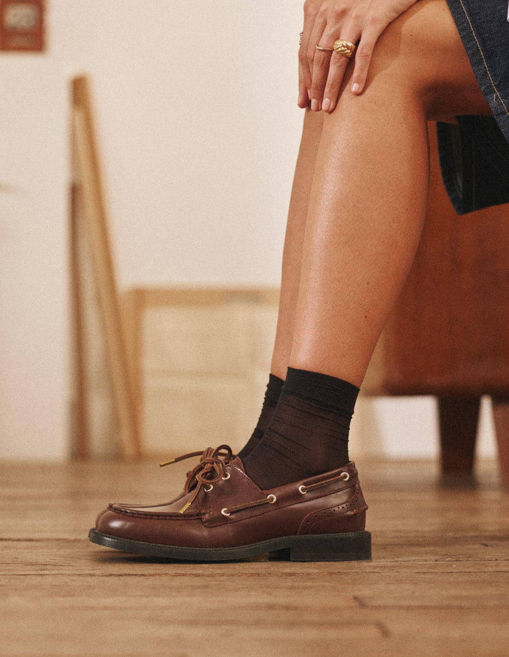 Derbies Niza - Cuir marron