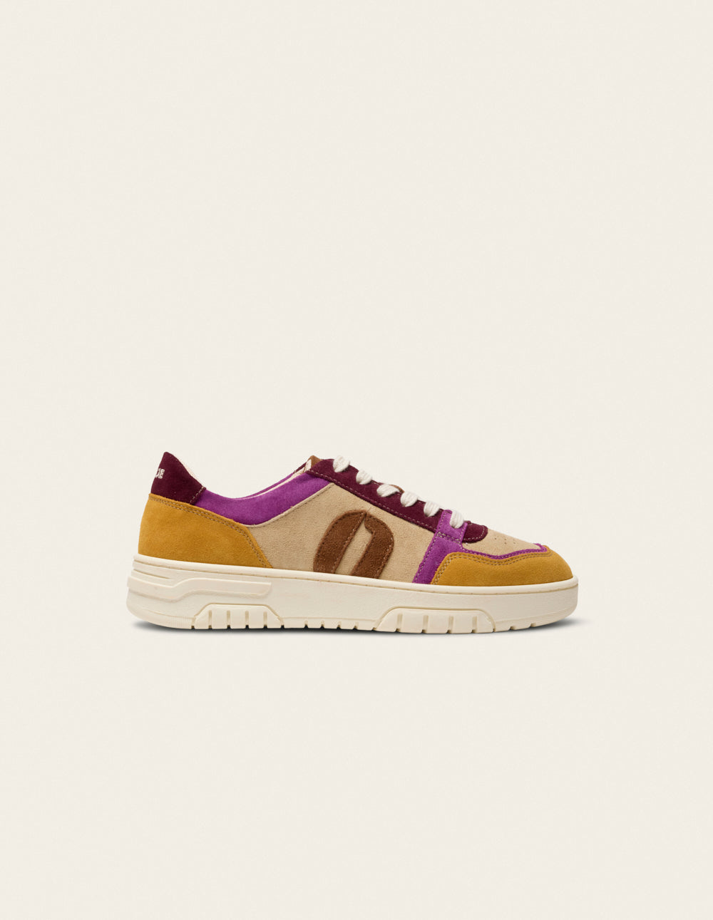 Nora low-top trainers - Ochre lilac beige