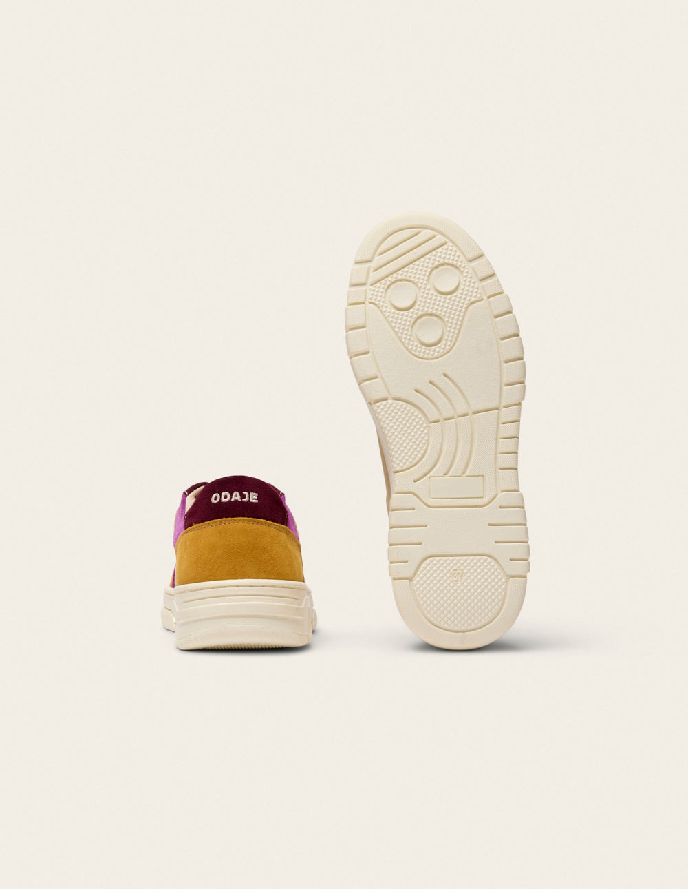 Nora low-top trainers - Ochre lilac beige