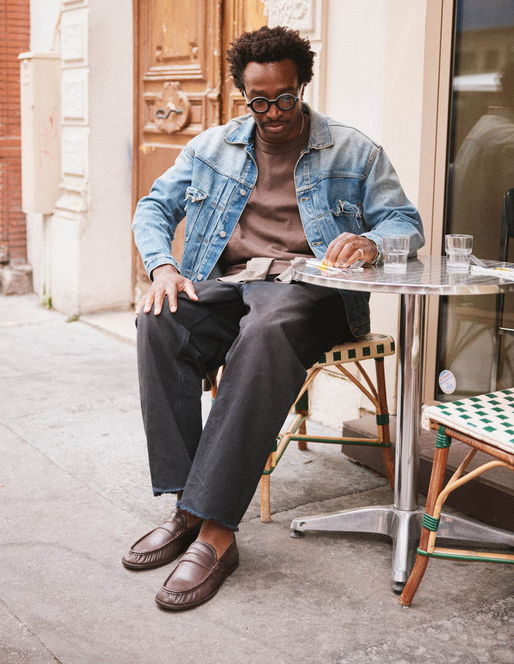 Olio loafers - Brown Grained Leather