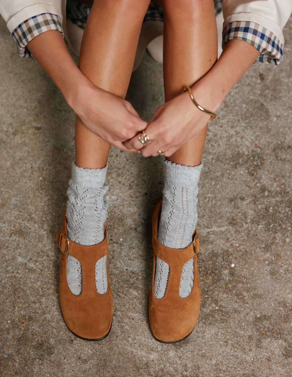 Opal ballet flats - Amber Suede