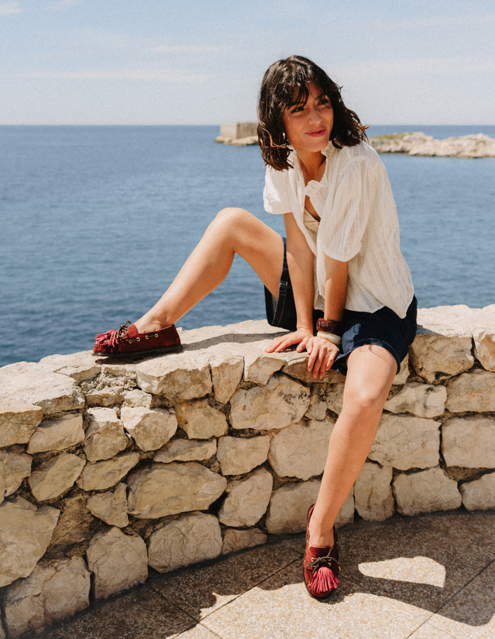 Ovel loafers - Mahogany suede