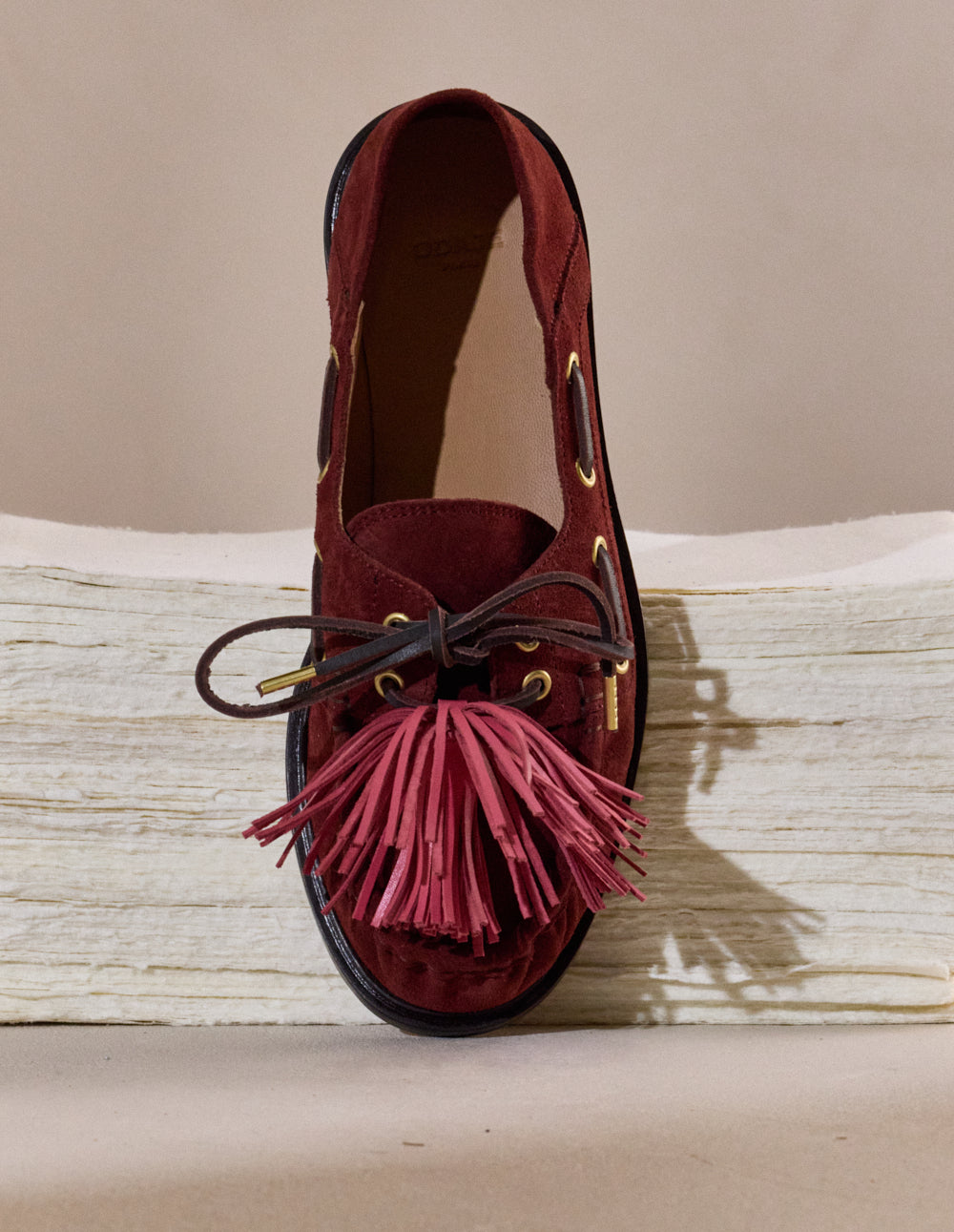 Ovel loafers - Mahogany suede