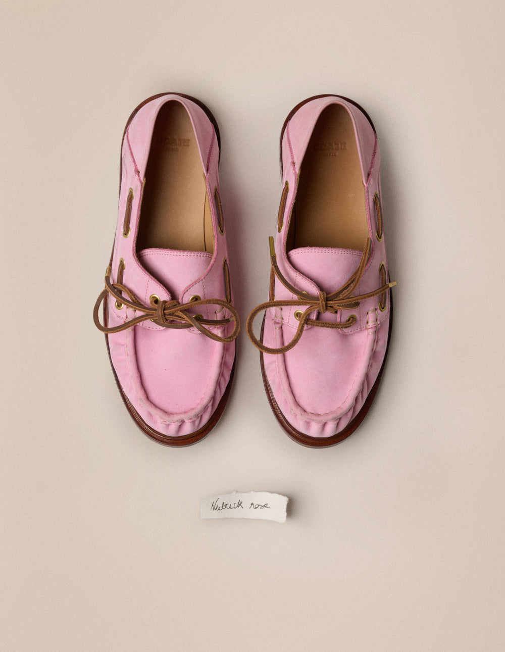 Mocassins Ovel - Nubuck rose