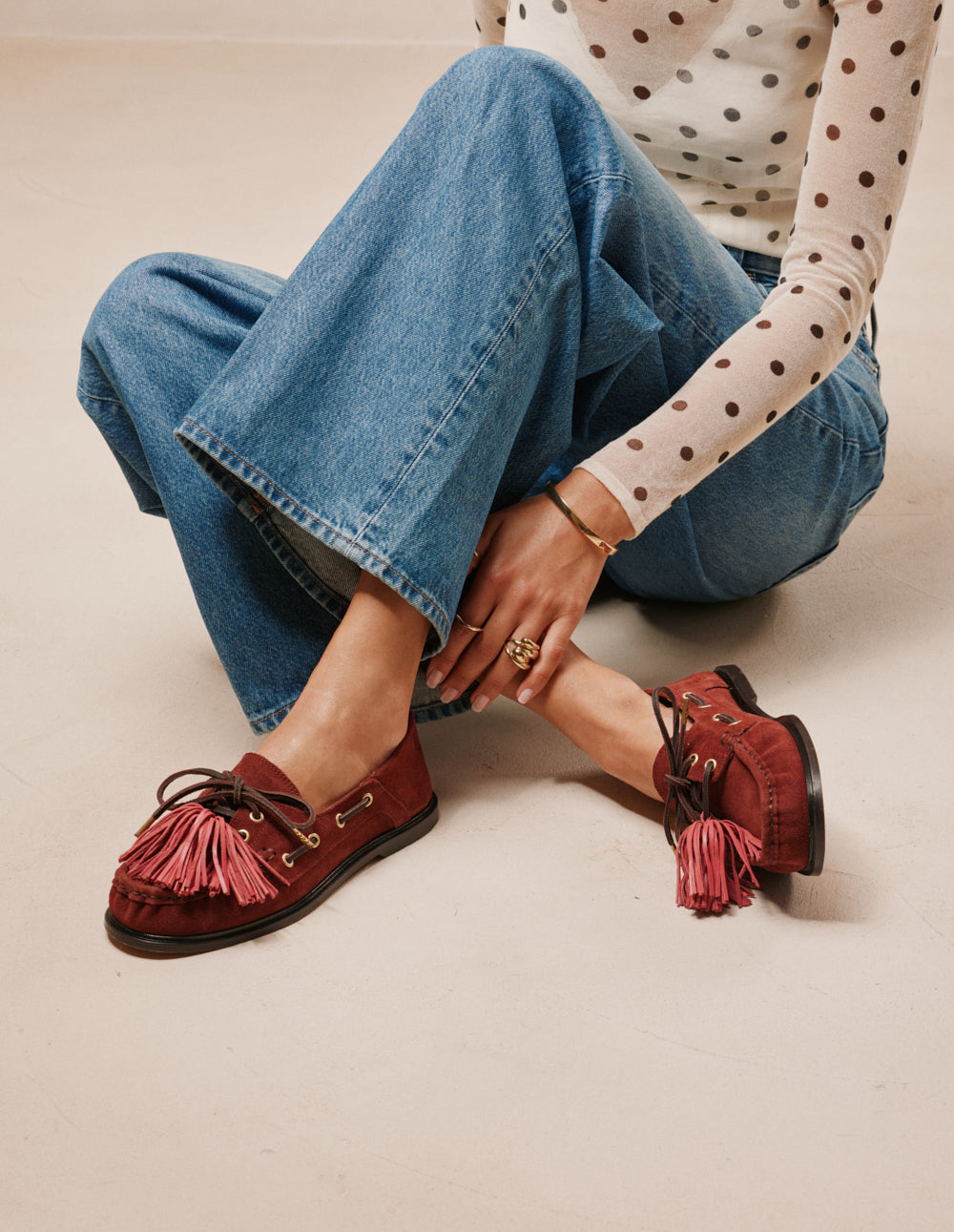 Mocassins Ovel - Suède acajou