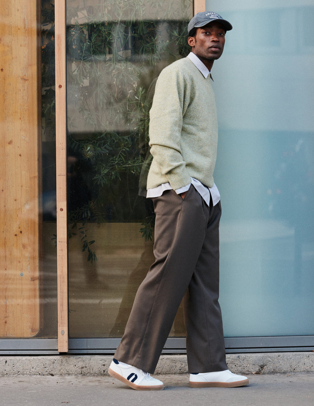 Baskets basses Pablo - Blanc marine