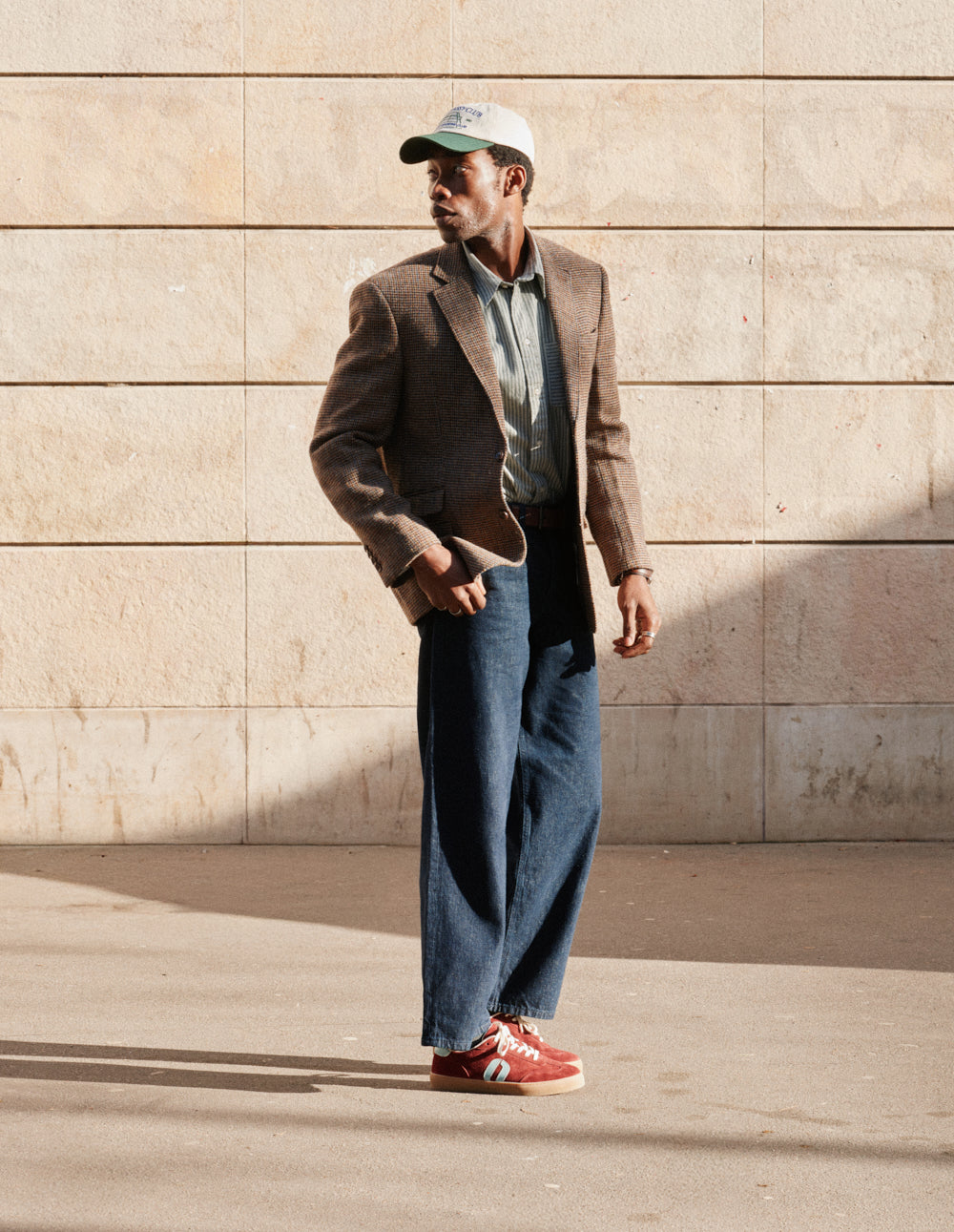 Baskets basses Pablo - Bordeaux ciel