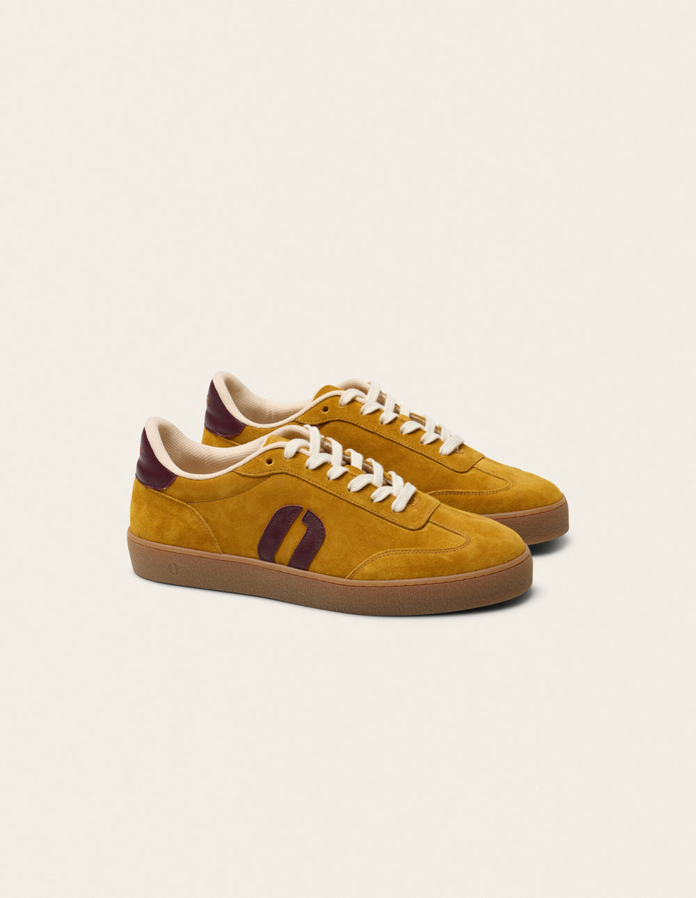 Baskets Pablo - Ocre bordeaux