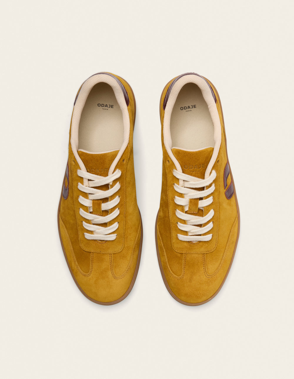 Baskets Pablo - Ocre bordeaux