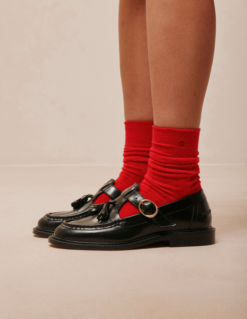 Paire de chaussettes - 3D rouge