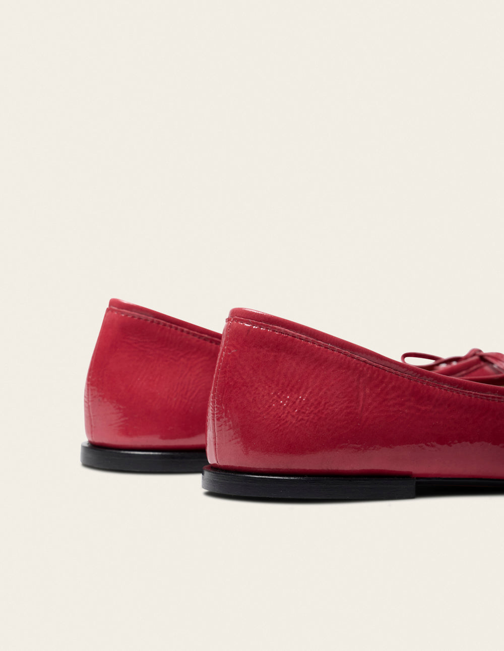 Palea ballet flats - Pink Patent Pleated Leather