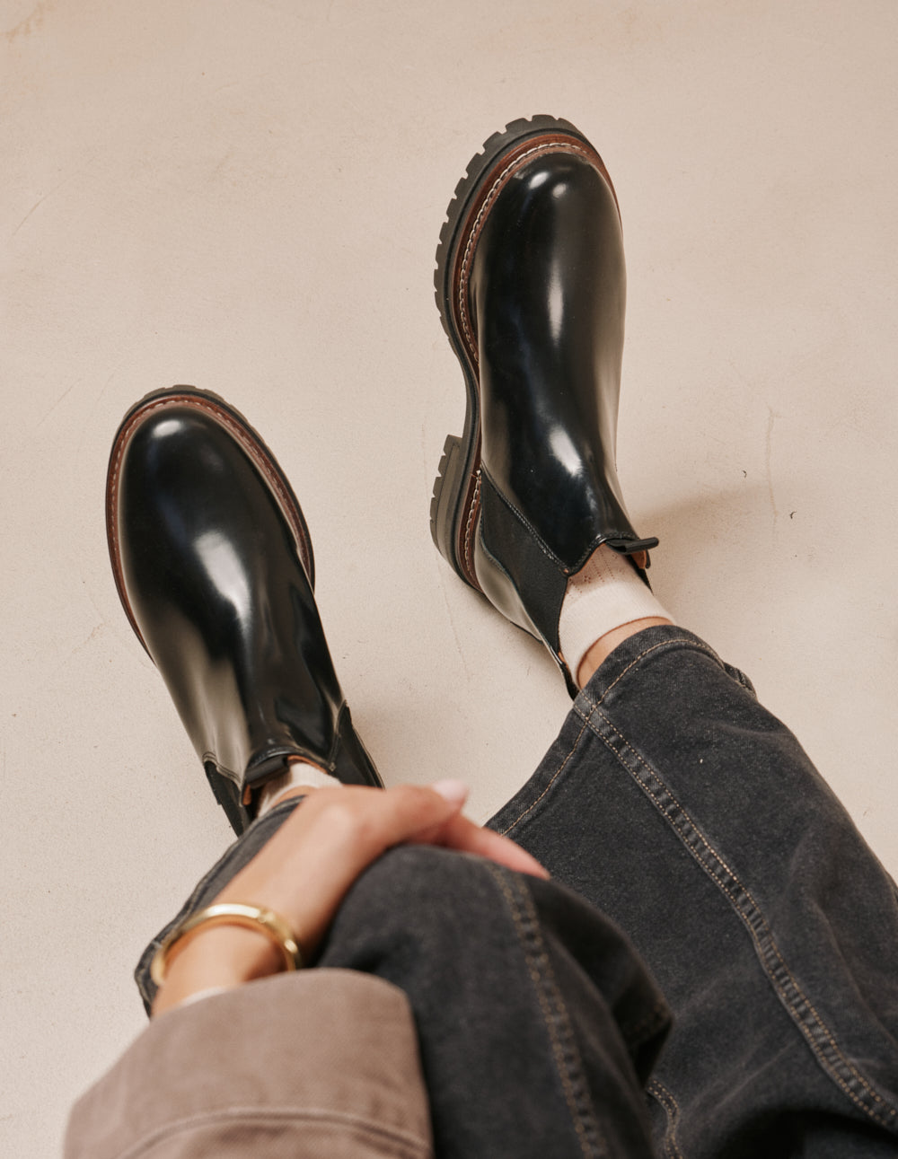 Pernille Ankle boots - Black box leather