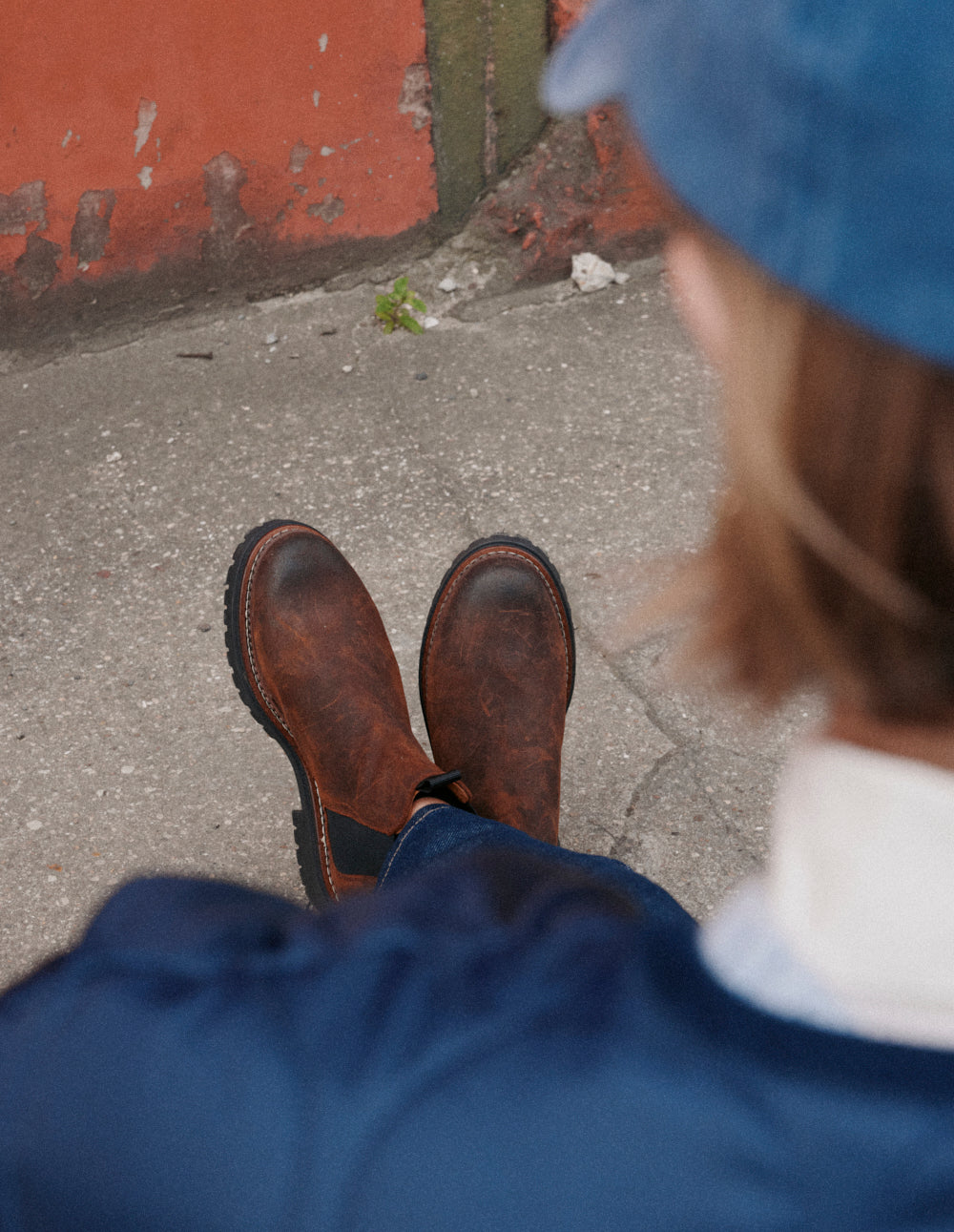 Pernille ankle boots - Brown oiled suede