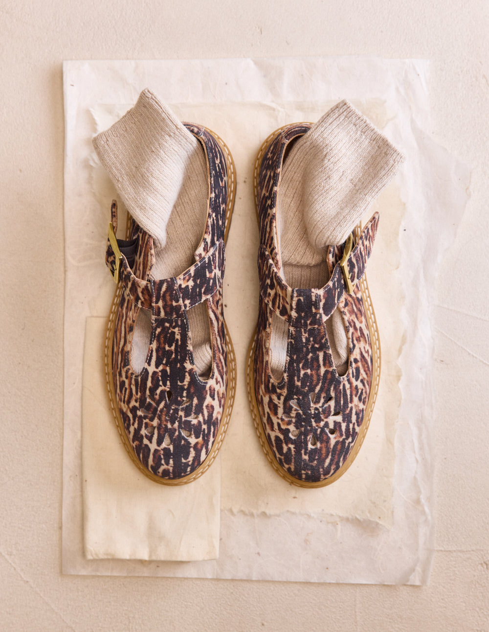 Openwork Roman Derbies - Bengal Suede