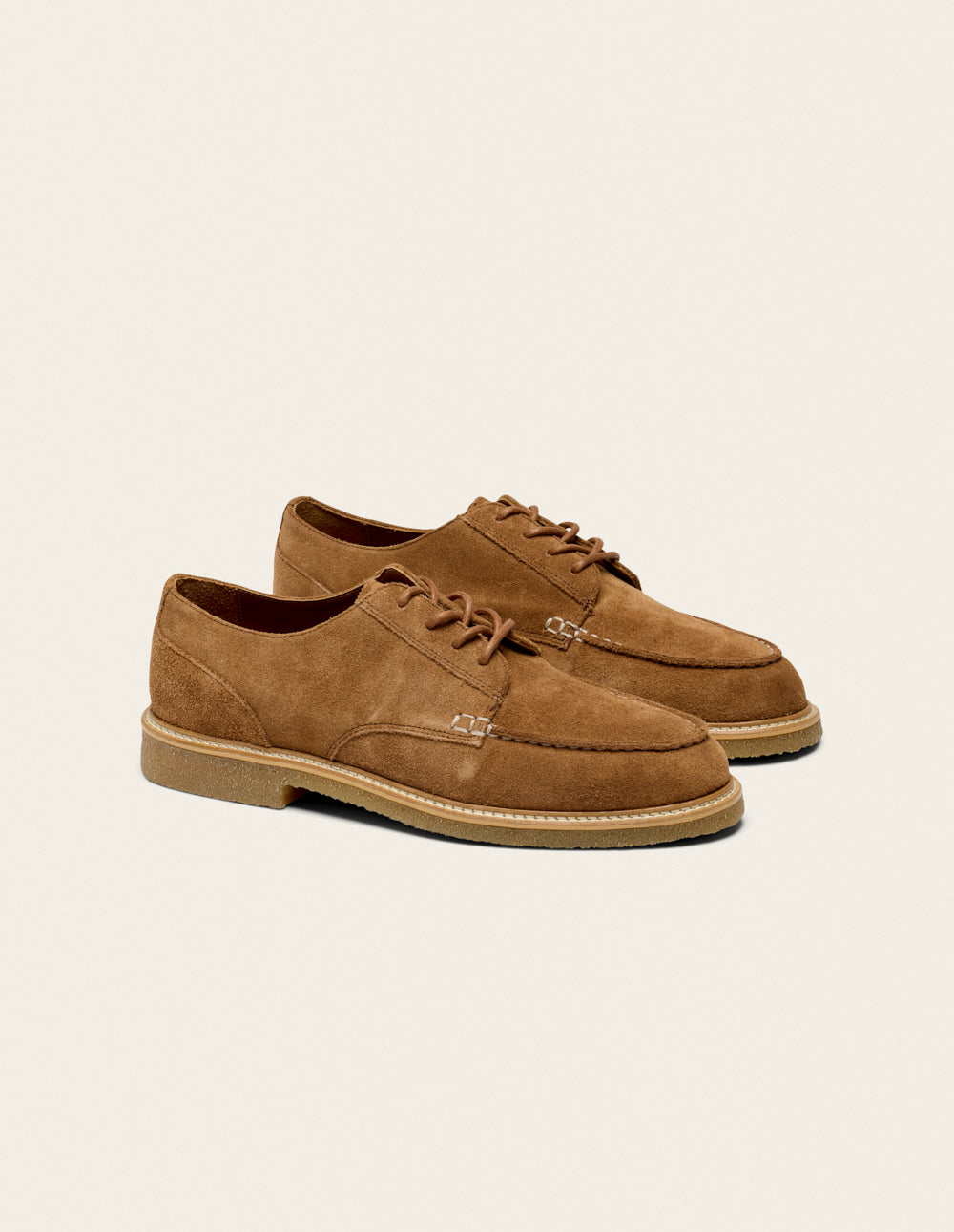 Derbies Alwin - Suède marron
