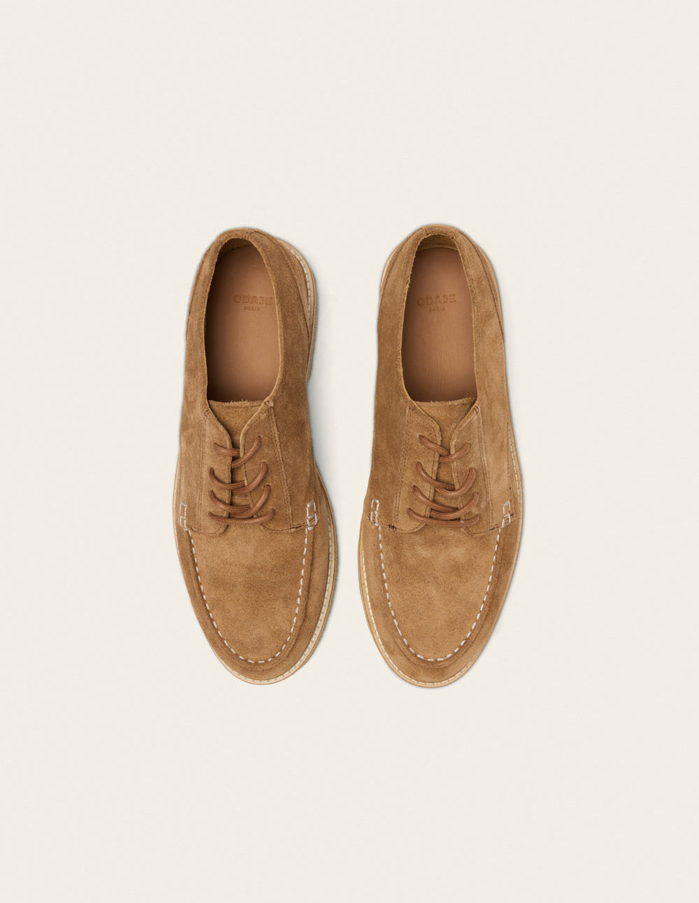 Derbies Alwin - Suède marron