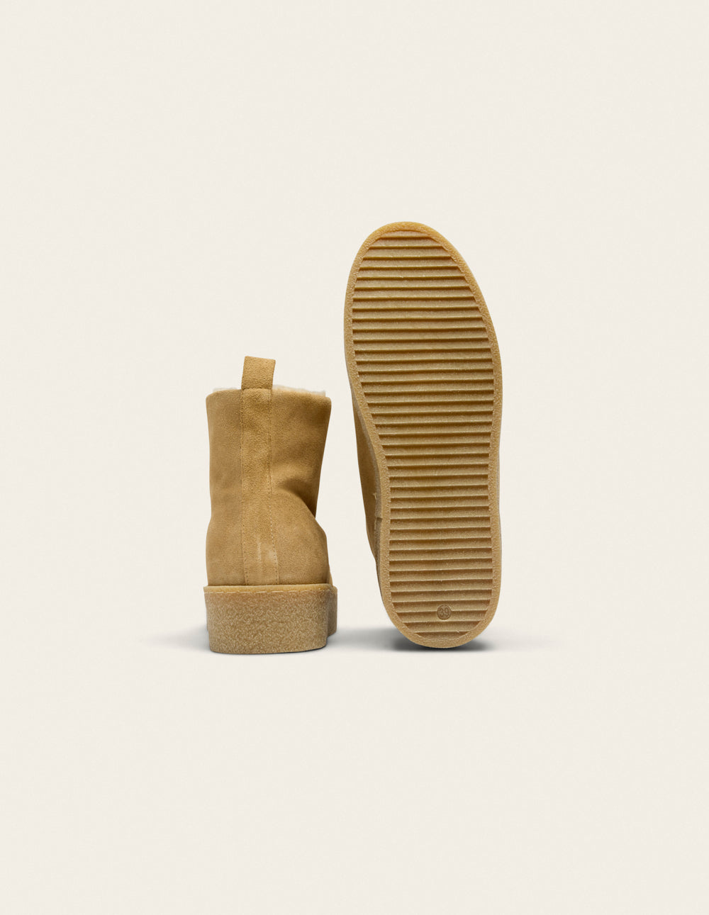 Bottes fourrées Anouck - Suède taupe