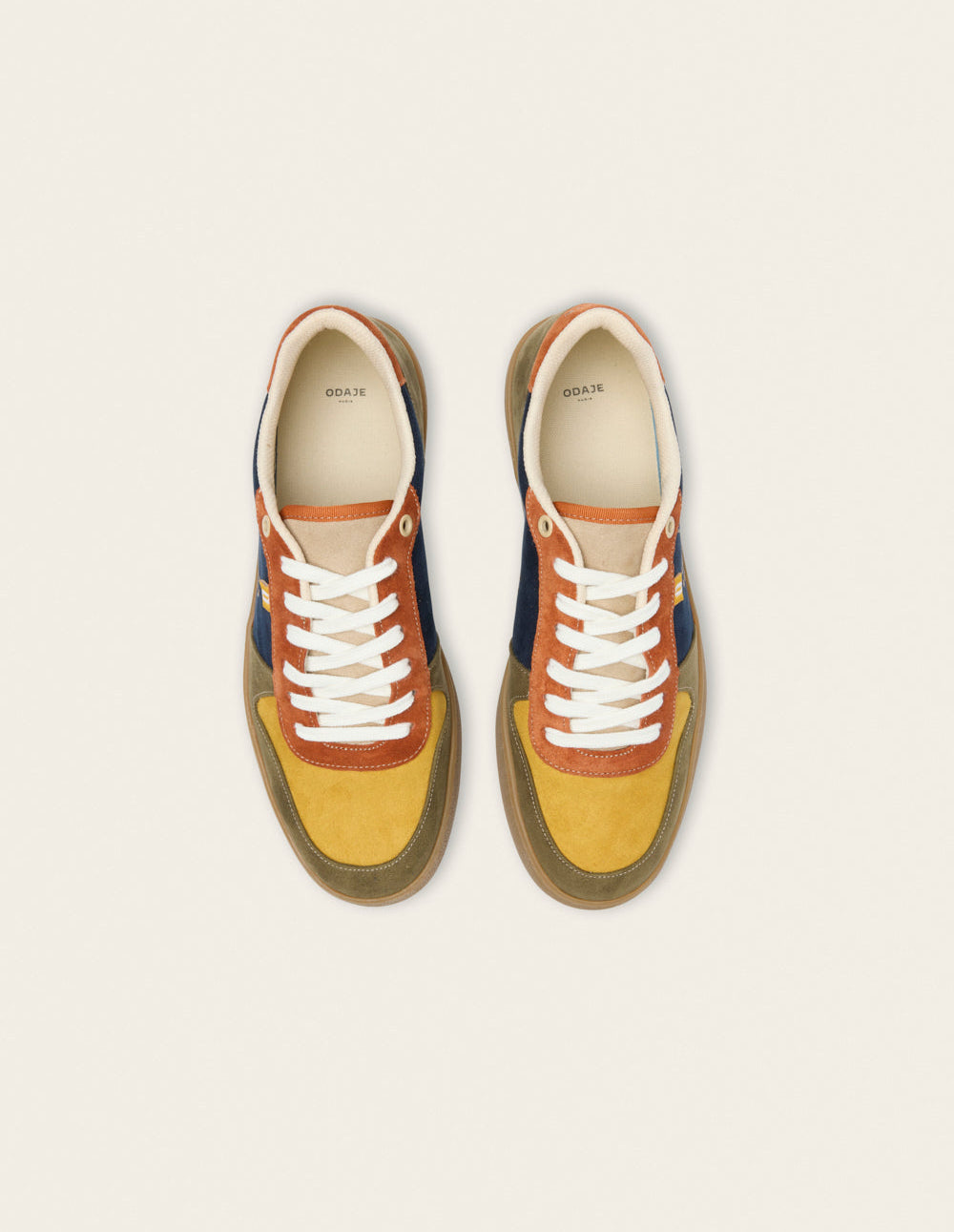 Arthur low-top trainers - Brick mustard khaki