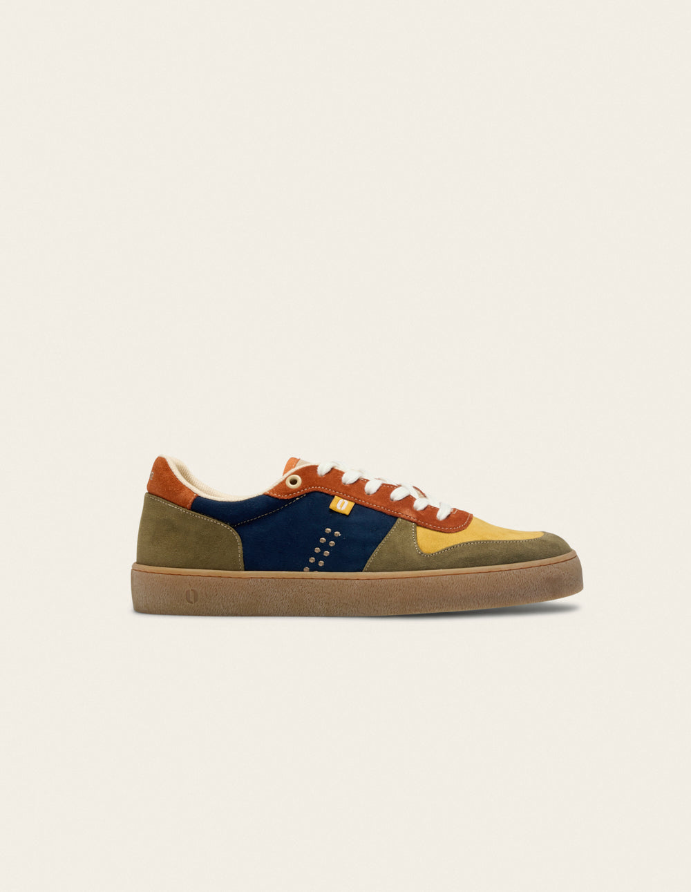 Arthur low-top trainers - Brick mustard khaki
