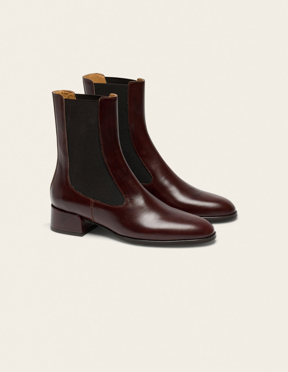 Bottines Delina - Cuir marron