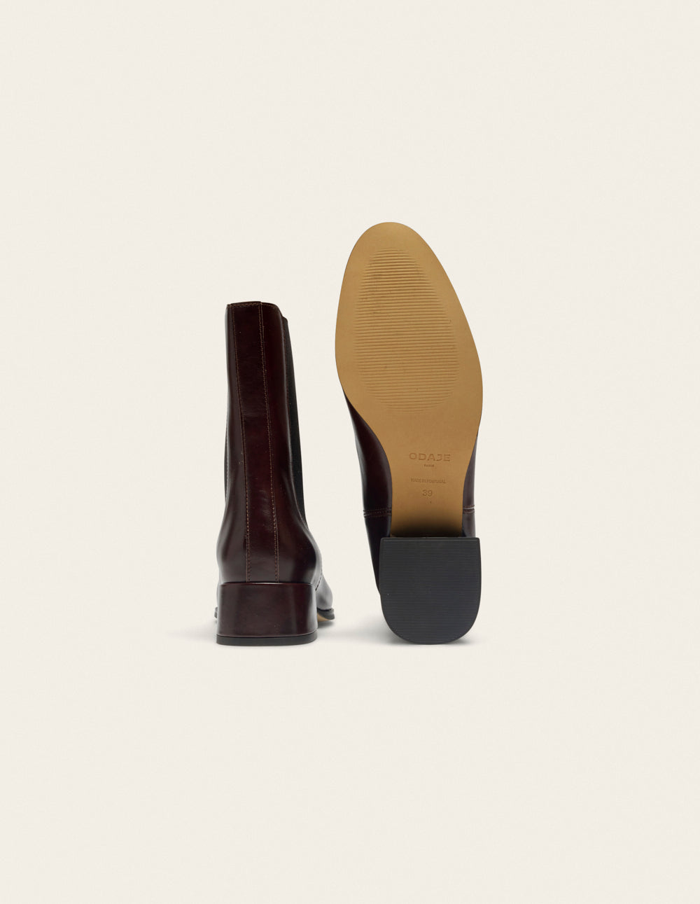 Bottines Delina - Cuir marron
