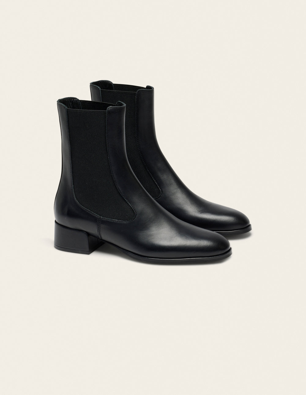 Bottines Delina - Cuir noir