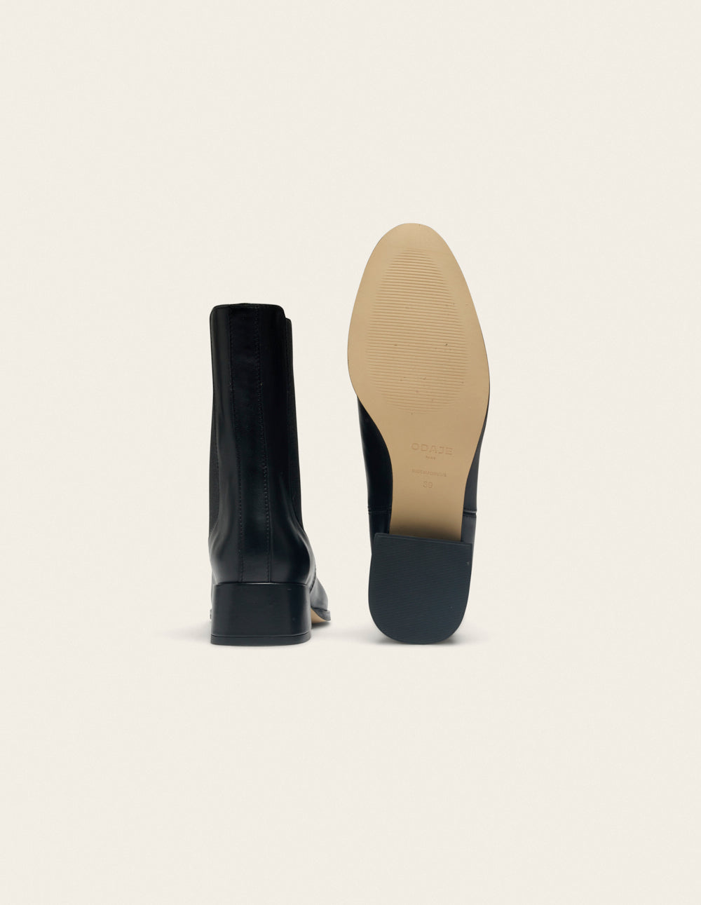 Bottines Delina - Cuir noir