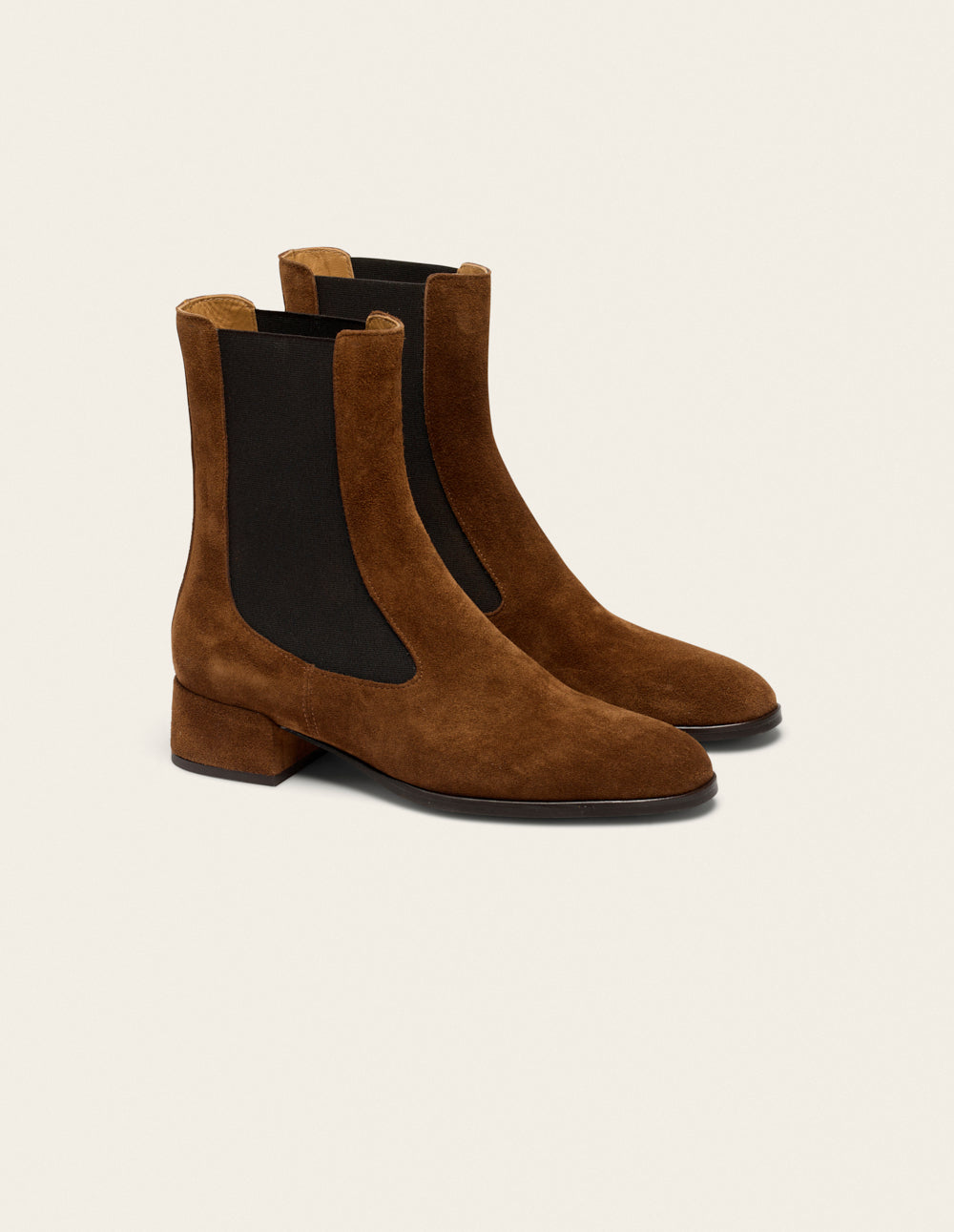 Delina ankle boots - Brown suede