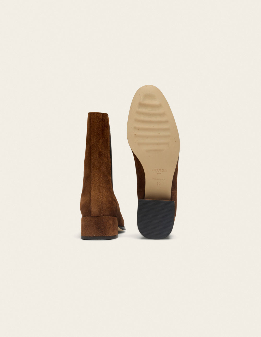 Delina ankle boots - Brown suede