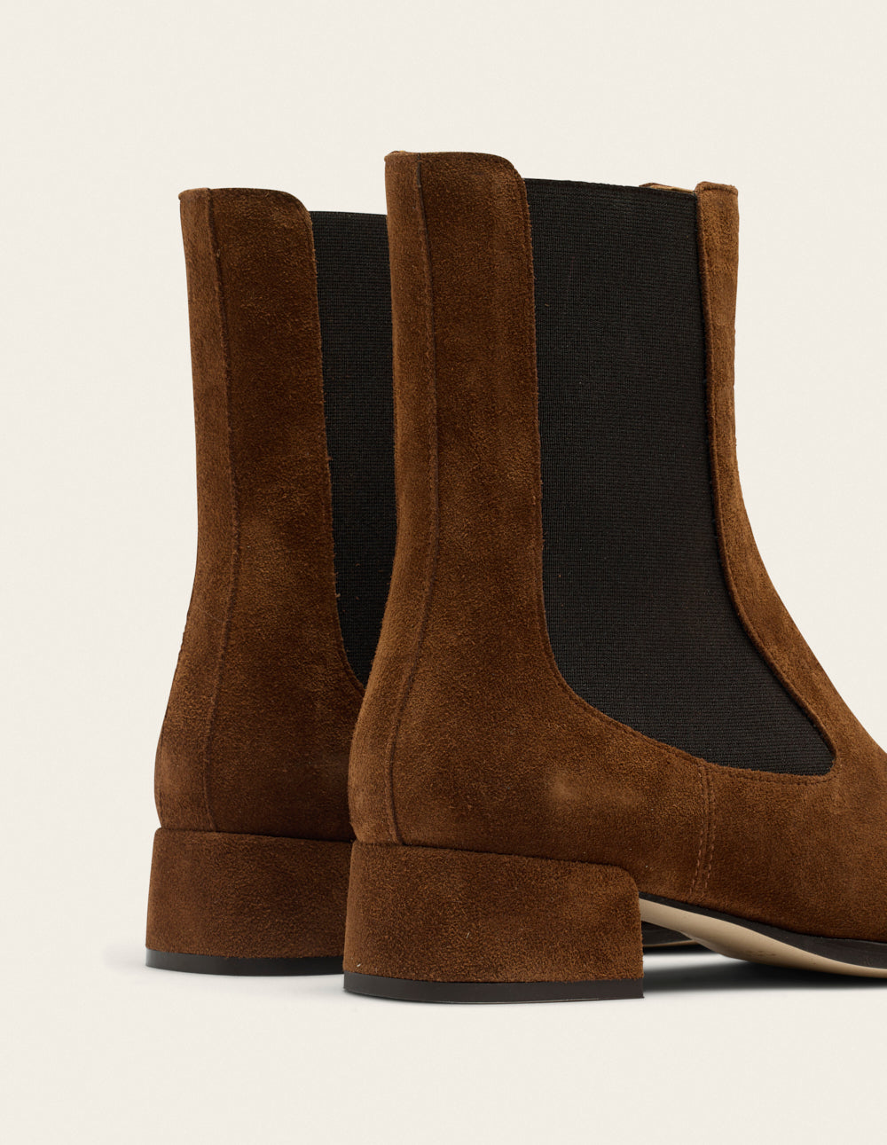 Delina ankle boots - Brown suede