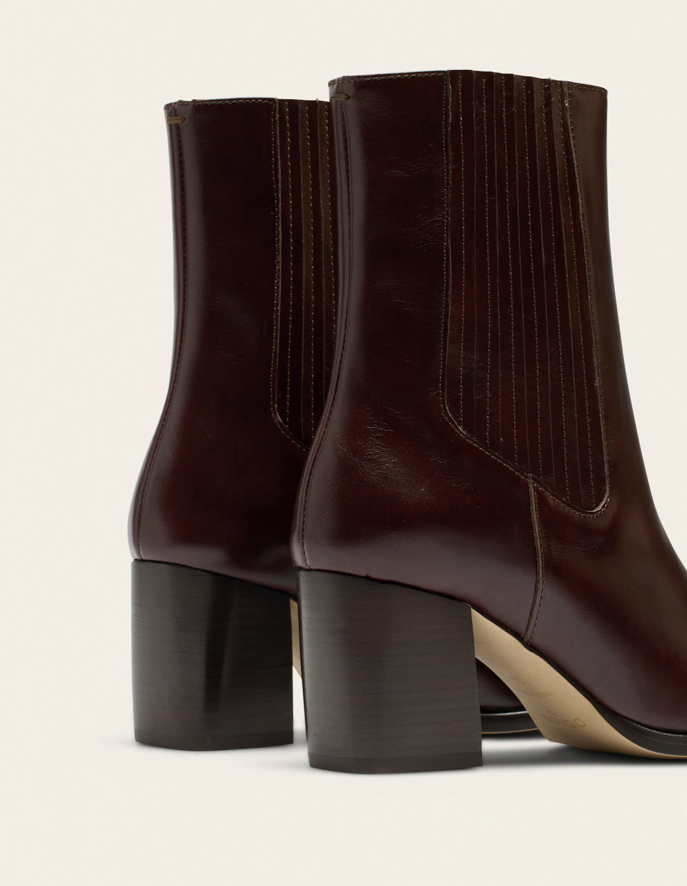 Bottines à talons Divo - Cuir marron