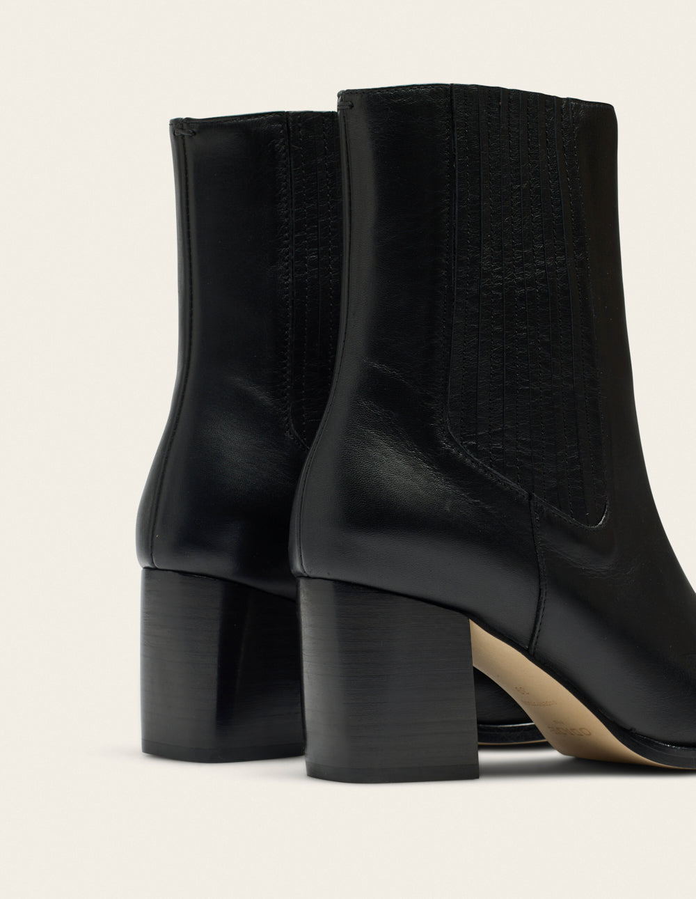 Bottines à talons Divo - Cuir noir