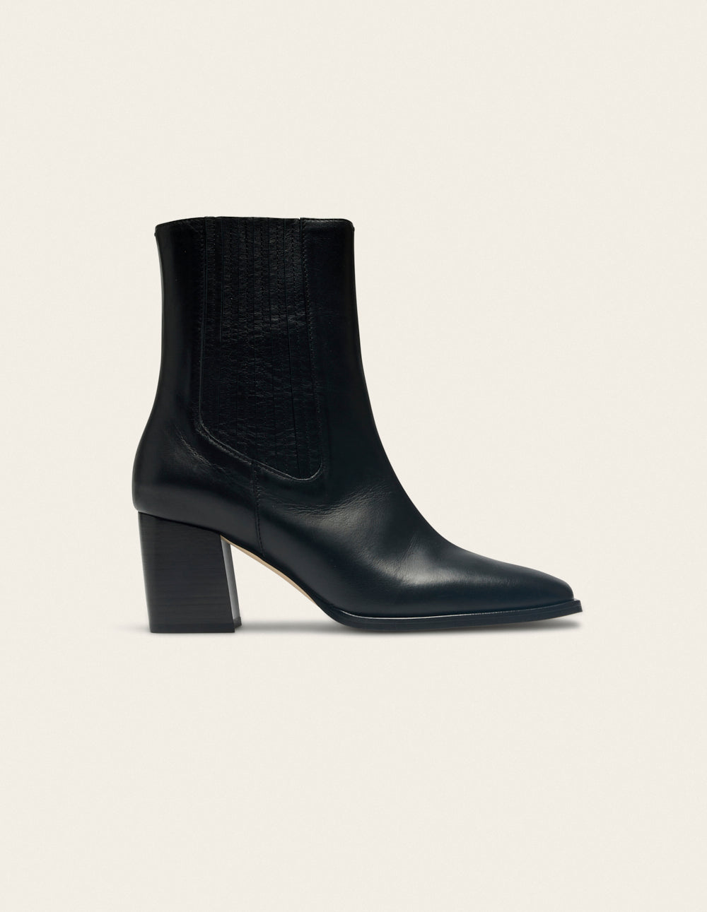 Bottines à talons Divo - Cuir noir