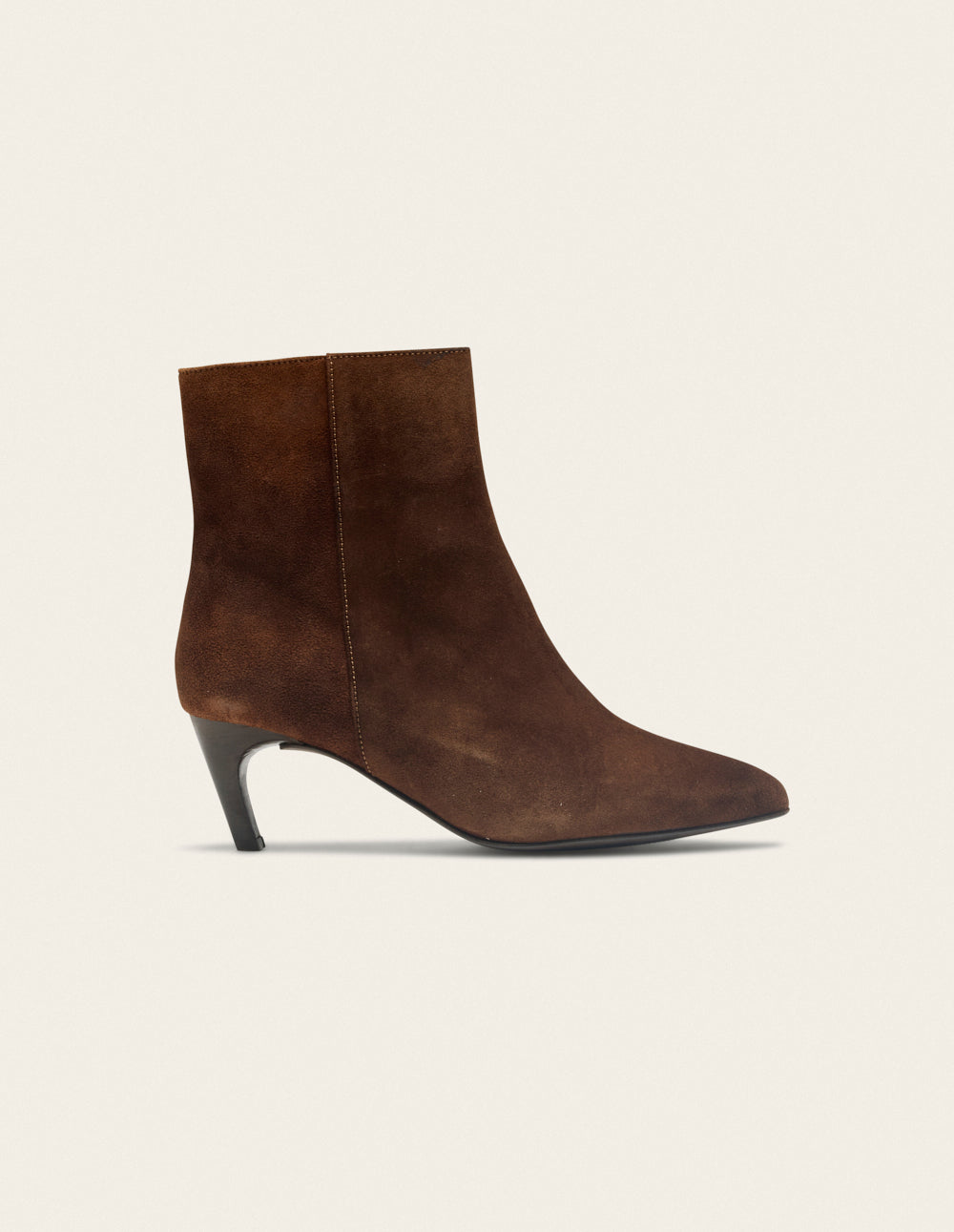 Bottines à talons Dolores - Suède marron