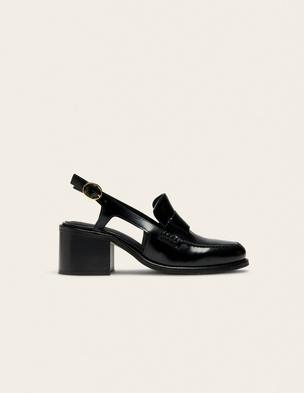 Escarpins Elyra - Cuir box noir