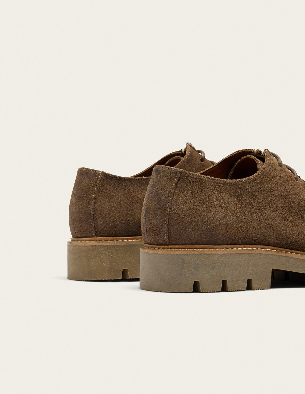 Derbies Gontran - Suède huilé taupe