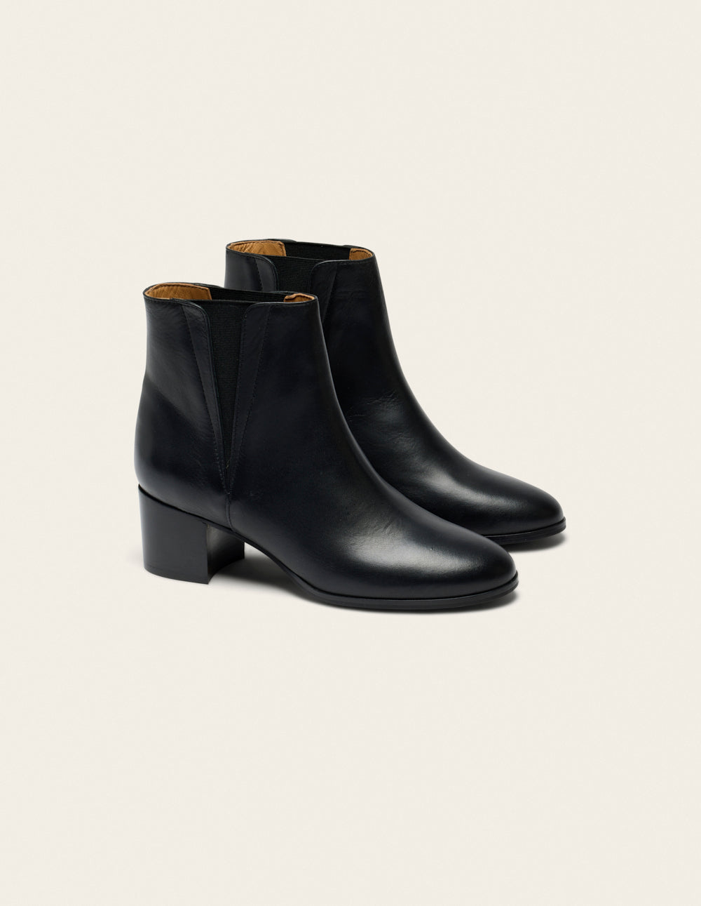 Bottines à talons Jeanne M - Cuir noir