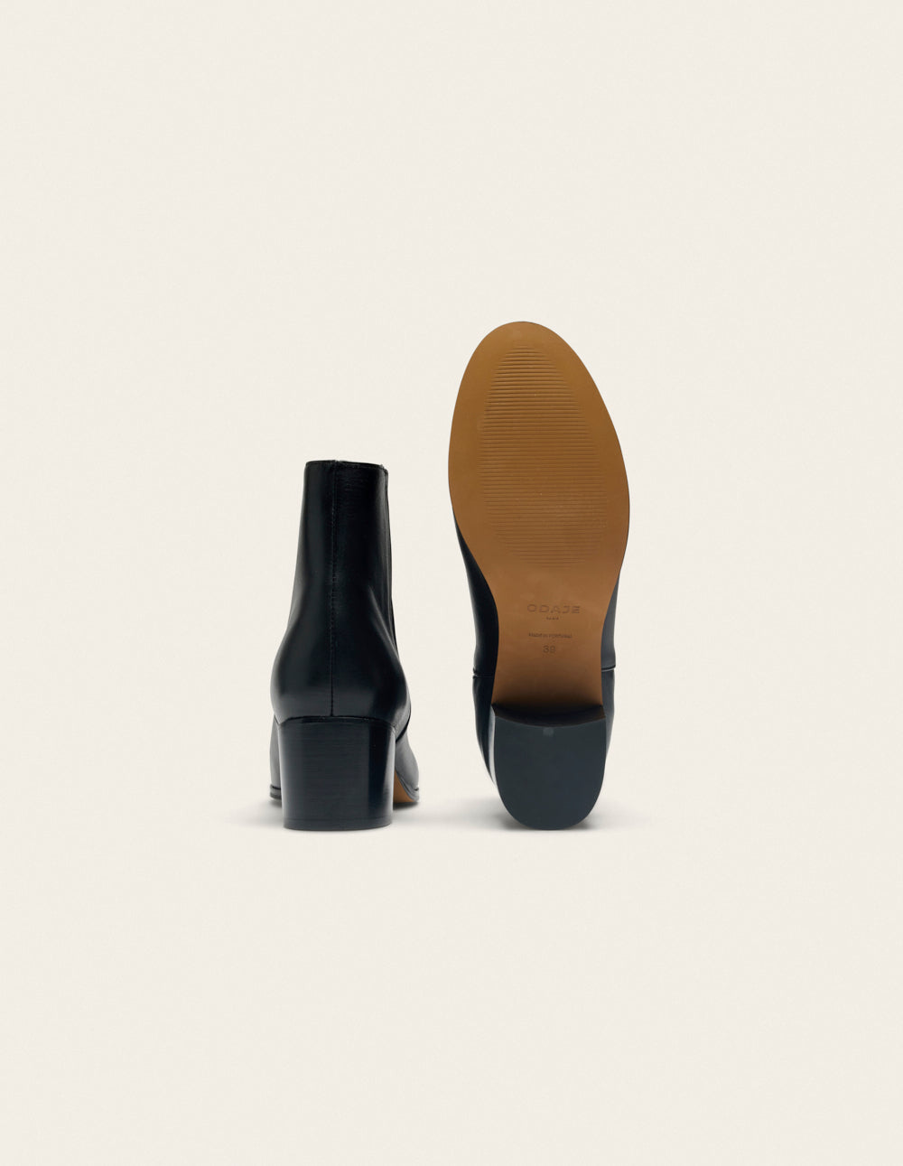 Bottines à talons Jeanne M - Cuir noir