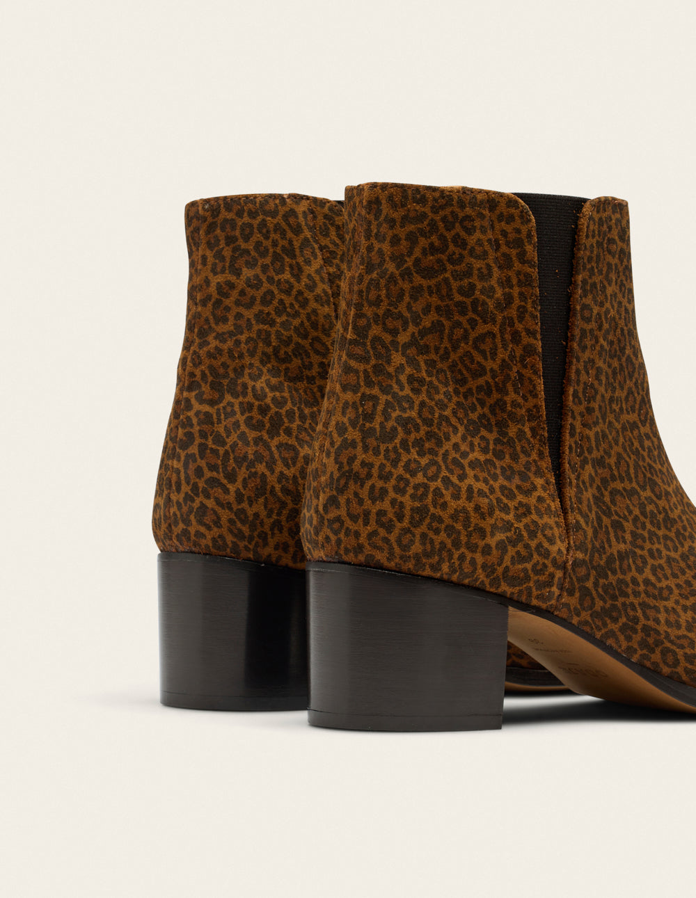 Bottines à talons Jeanne M - Suède léopard