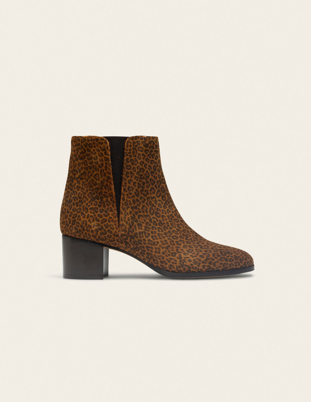 Bottines à talons Jeanne M - Suède léopard